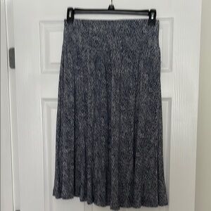 Polka dot blue skirt
